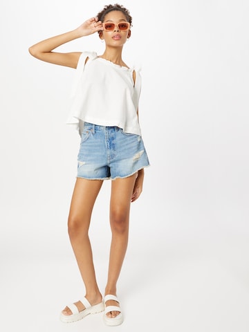 Madewell Regular Shorts in Blau