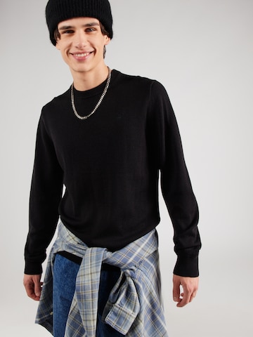 G-STAR - Jersey 'Premium Core' en negro: frente