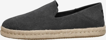 Espadrillas 'Santiago' di TOMS in nero: frontale