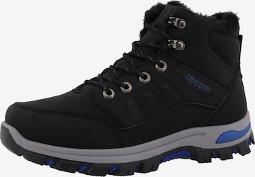 KAPPA Schnürboots 'Massimo' in Schwarz: Vorderseite