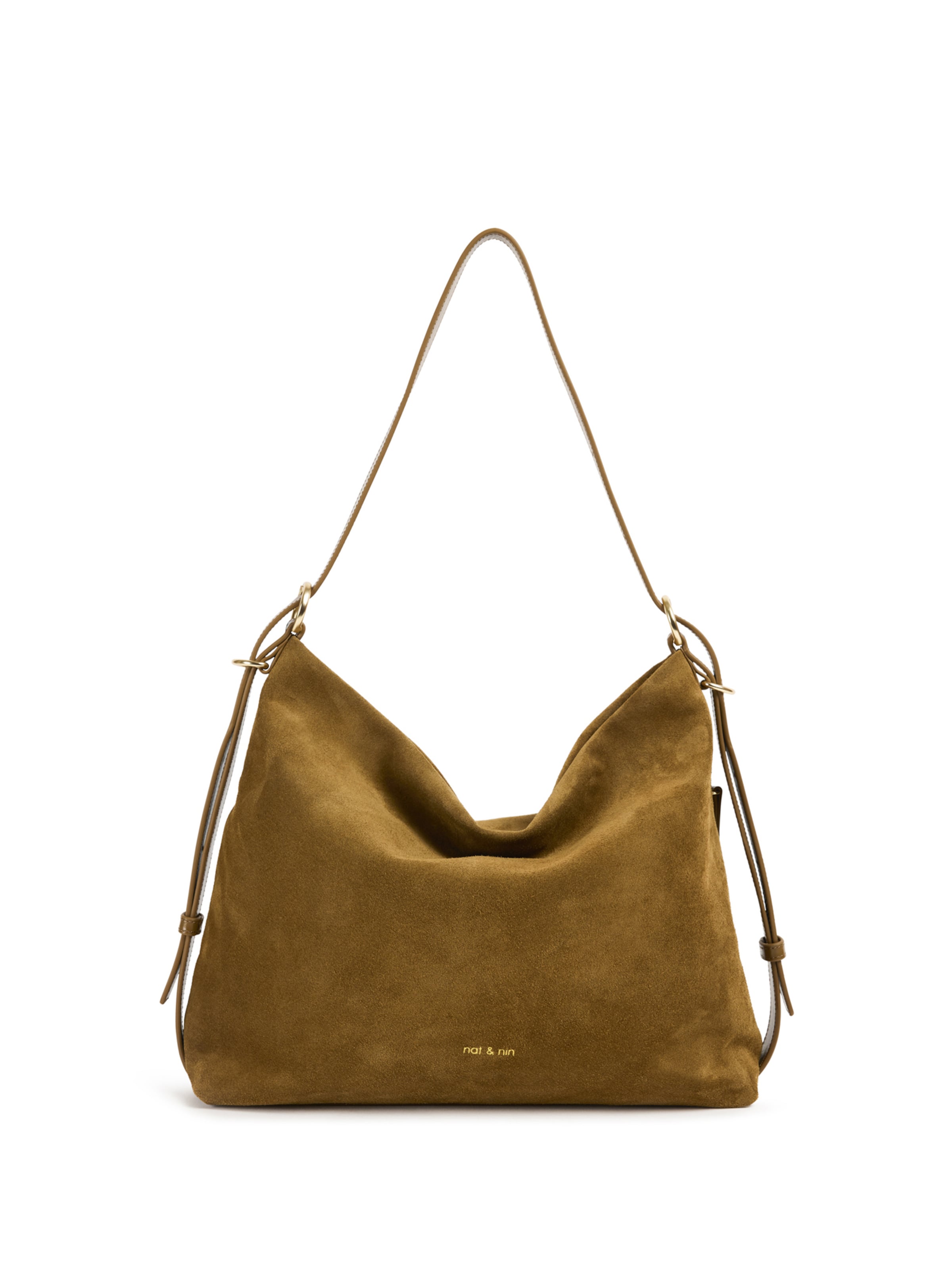 Nat&Nin Skuldertaske 'Moreen' i brun