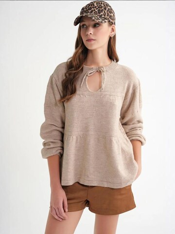 Pull-over 'Pullover' MixRay en beige