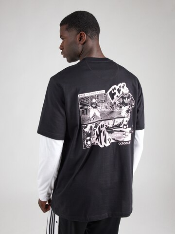 T-Shirt 'JAPAN MANGA' ADIDAS ORIGINALS en noir : devant