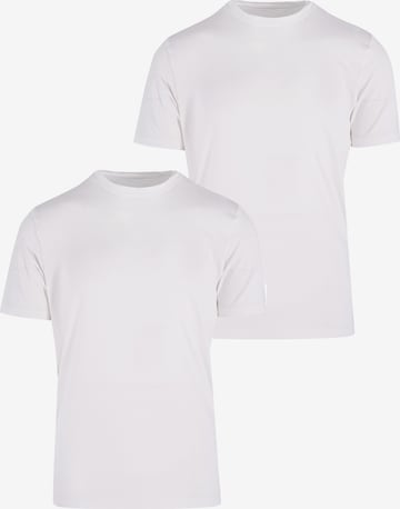 Blackspade Onderhemd ' Silver ' in Wit: voorkant