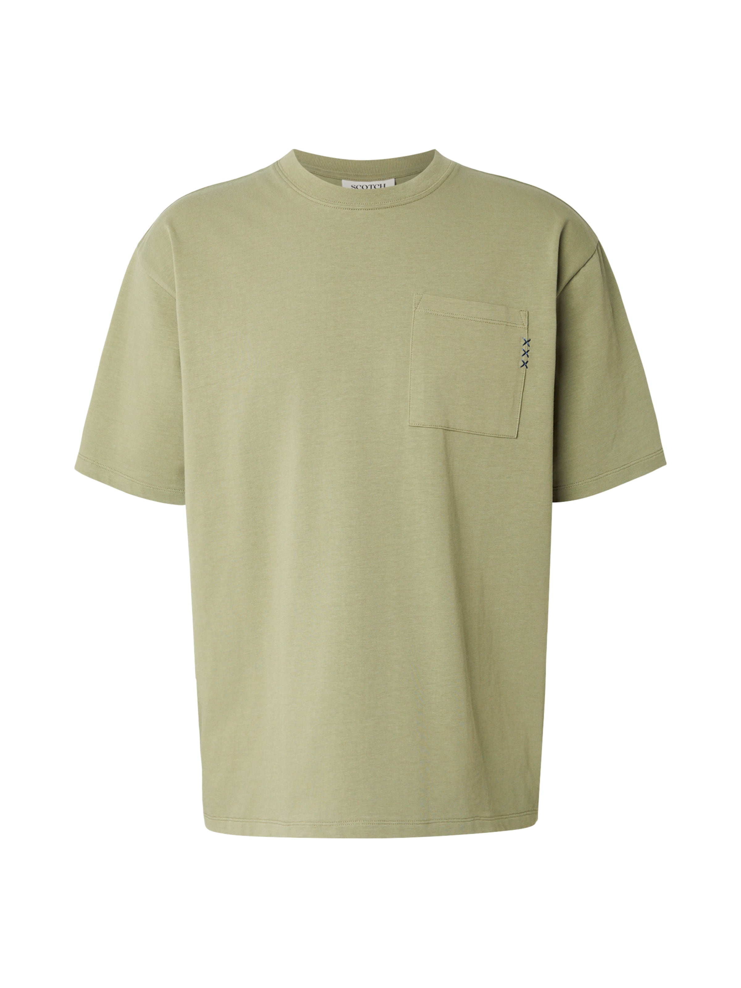 SCOTCH & SODA Shirt 'Seasonal Core 3' in Green: front