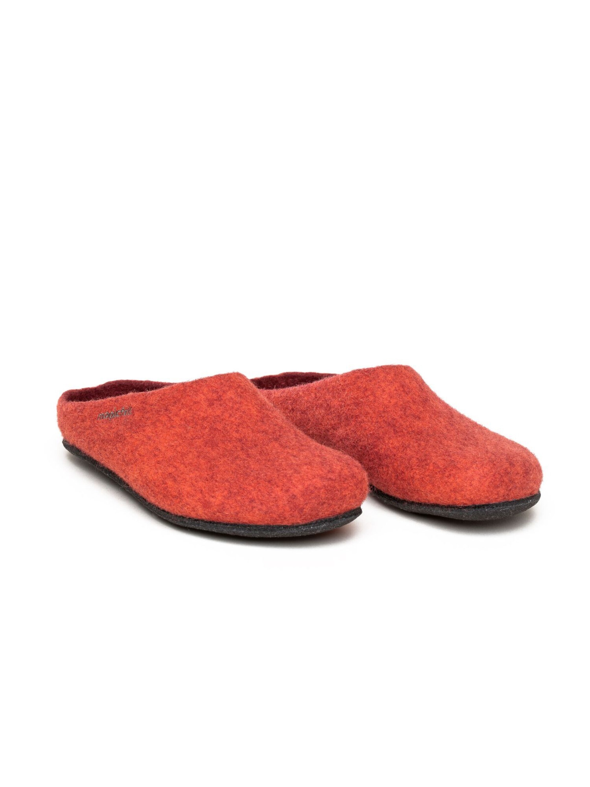 MagicFelt Slippers 'Filzpantoffel Magicfelt 709' in Orange