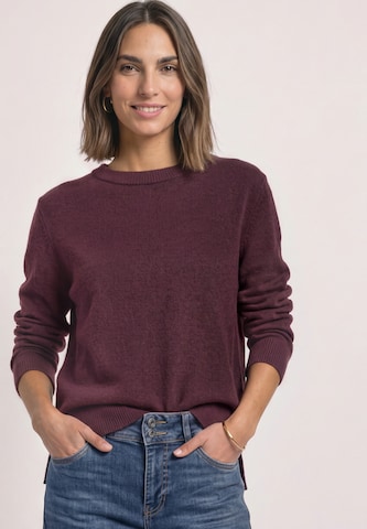 STREET ONE Sweter w kolorze czerwony: przód