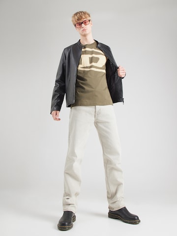DIESEL - Camiseta en verde