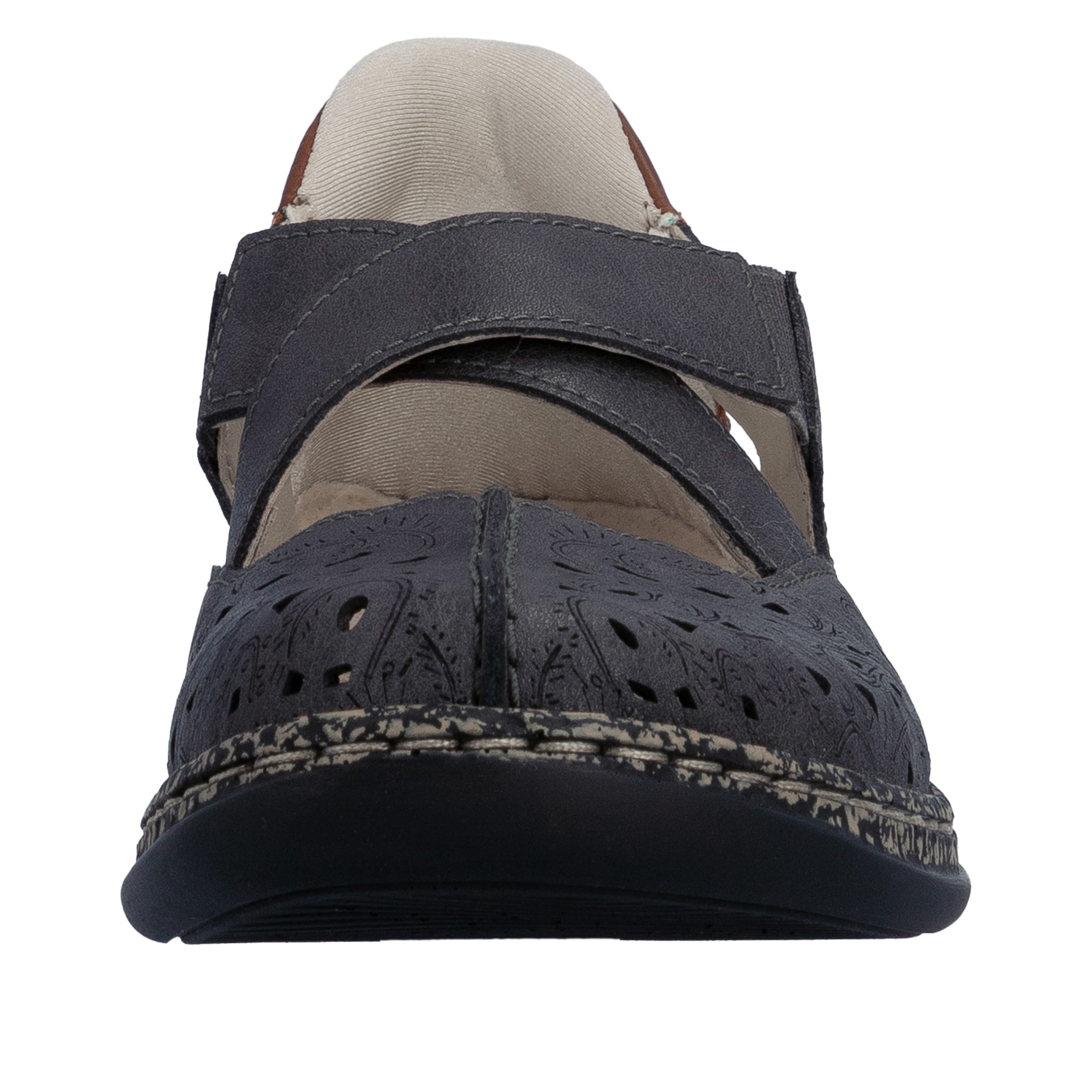 Ballerines à lanières Rieker en gris