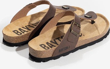 Bayton T-Bar Sandals 'MERCURE' in Brown