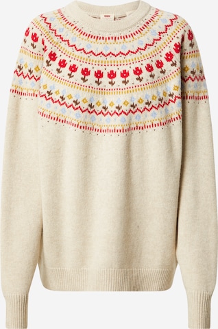 LEVI'S Sweater 'Slouchy' in Beige: front