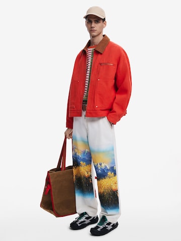Desigual Демисезонная куртка в Красный