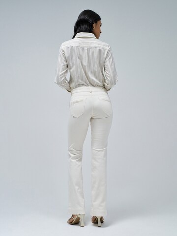Salsa Jeans Flared Chino 'Secret' in Beige