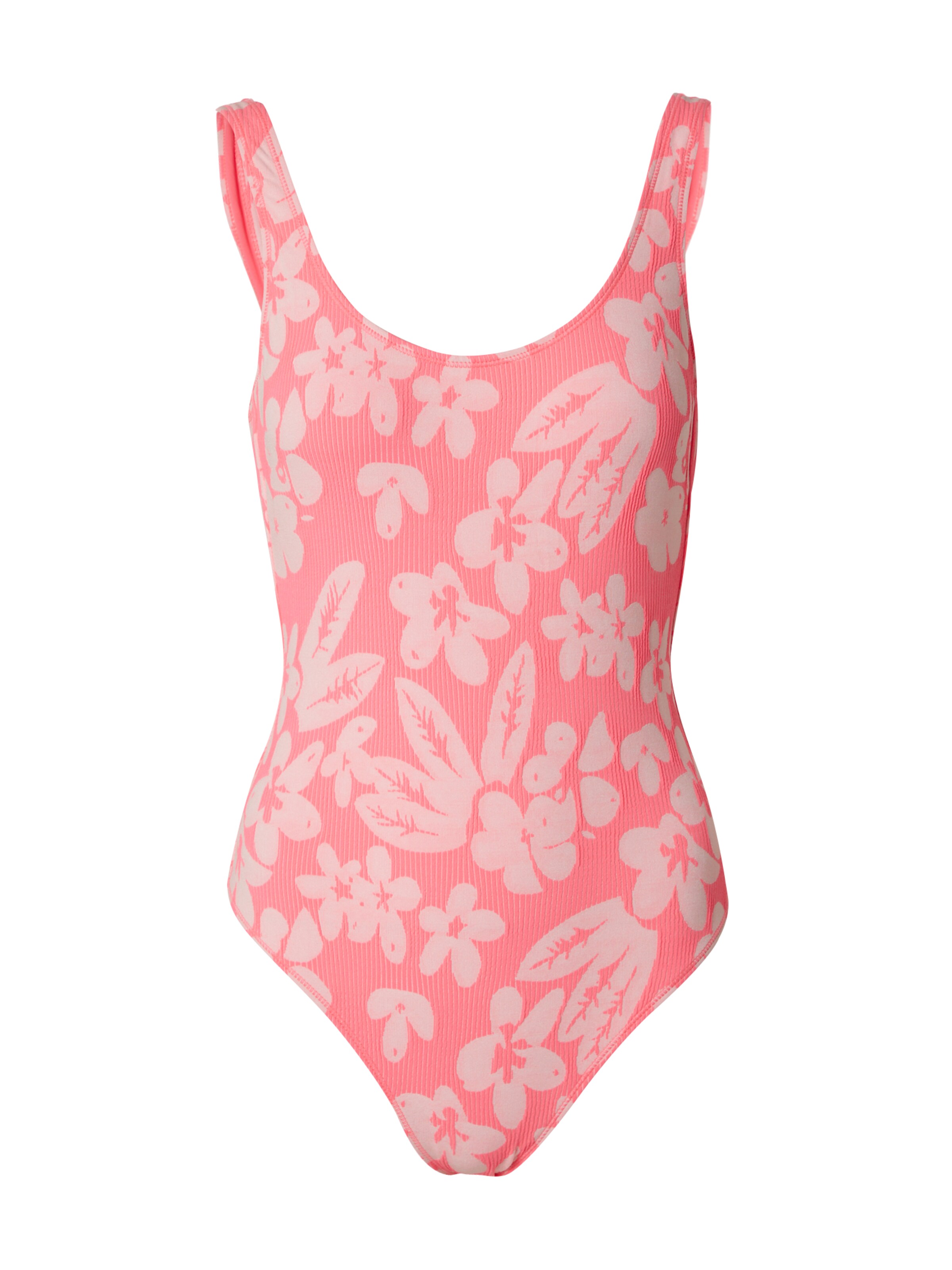 Hurley Bustier Badedragt i pink: forside