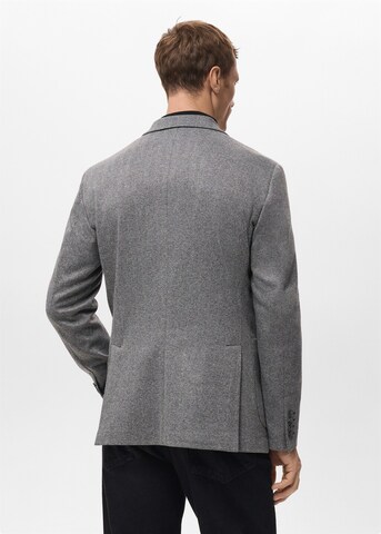 MANGO MAN Slim fit Suit Jacket 'Aneto' in Grey