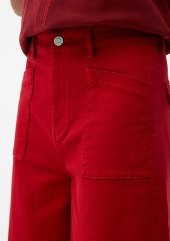 s.Oliver Wide leg Jeans in Red