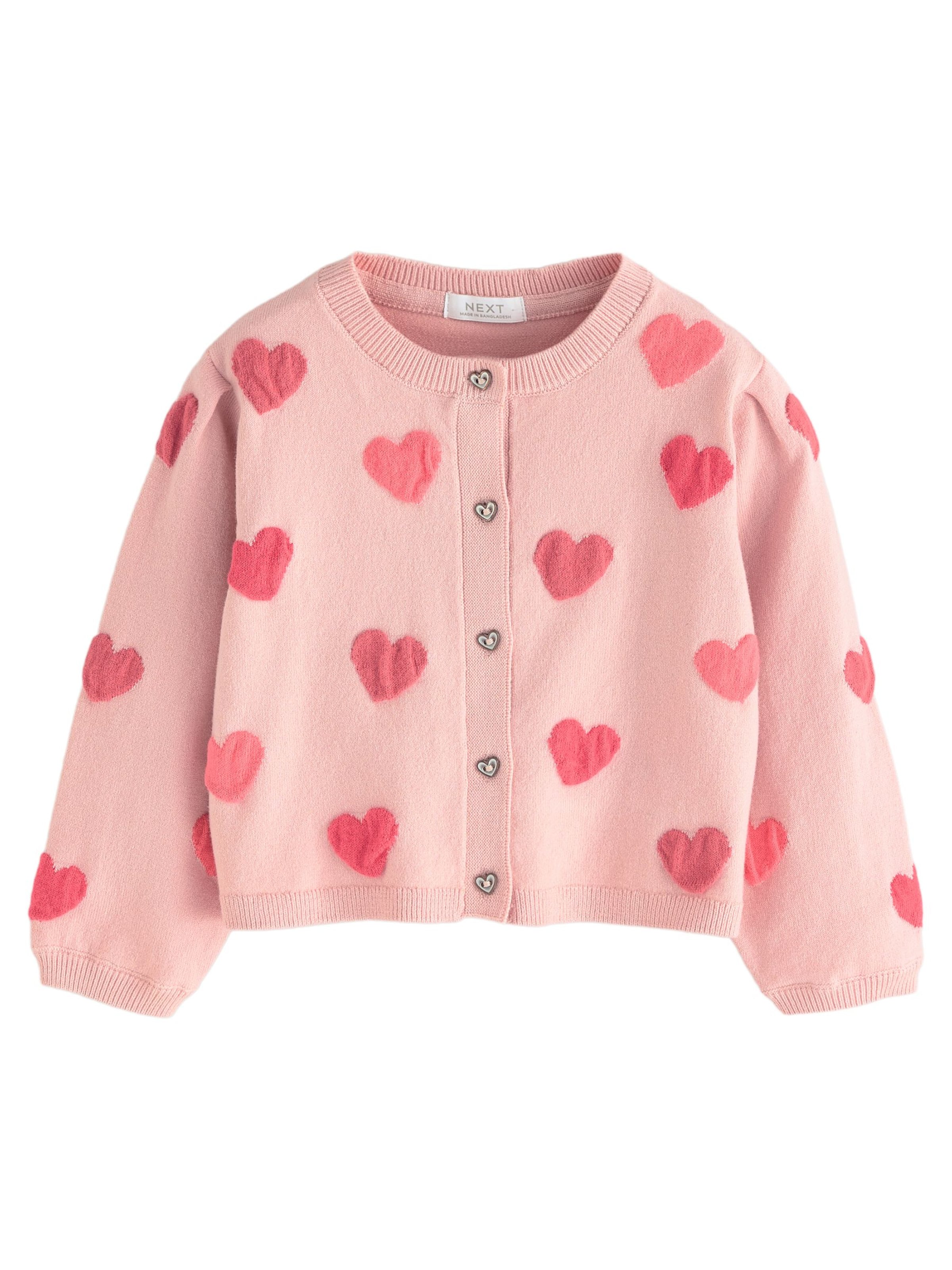 Next Strickjacke in Pink: Vorderseite