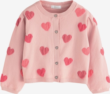 rozā Next Adīta jaka: no priekšpuses