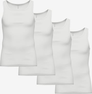Maillot de corps Ammann en blanc : devant