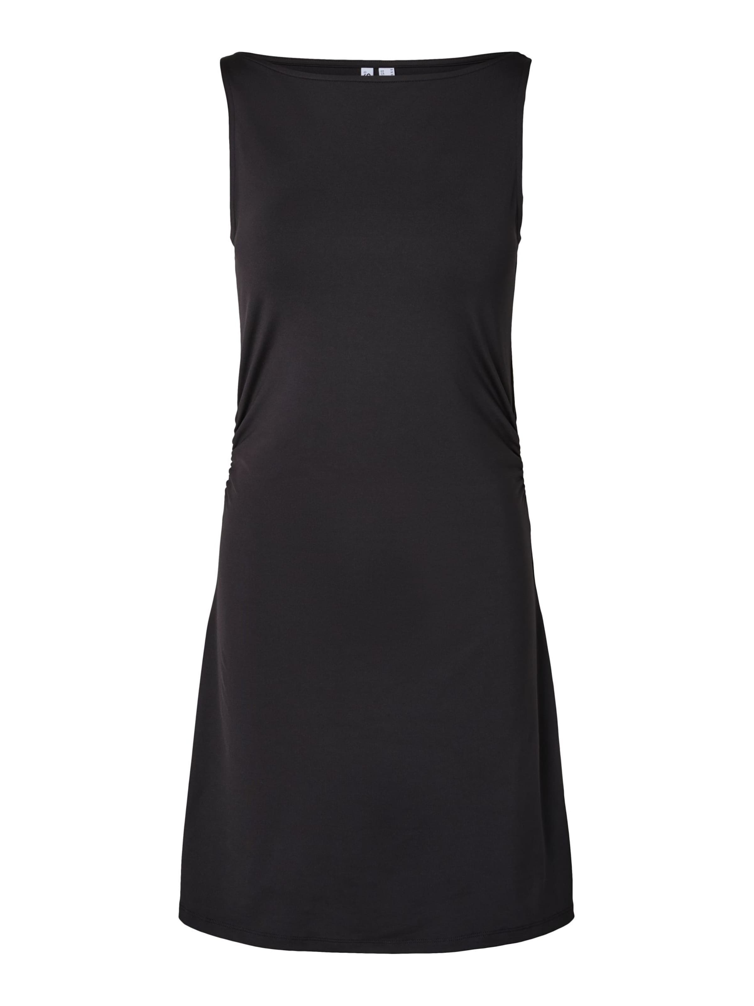 PIECES Kleid 'MELLY' in Schwarz: Vorderseite