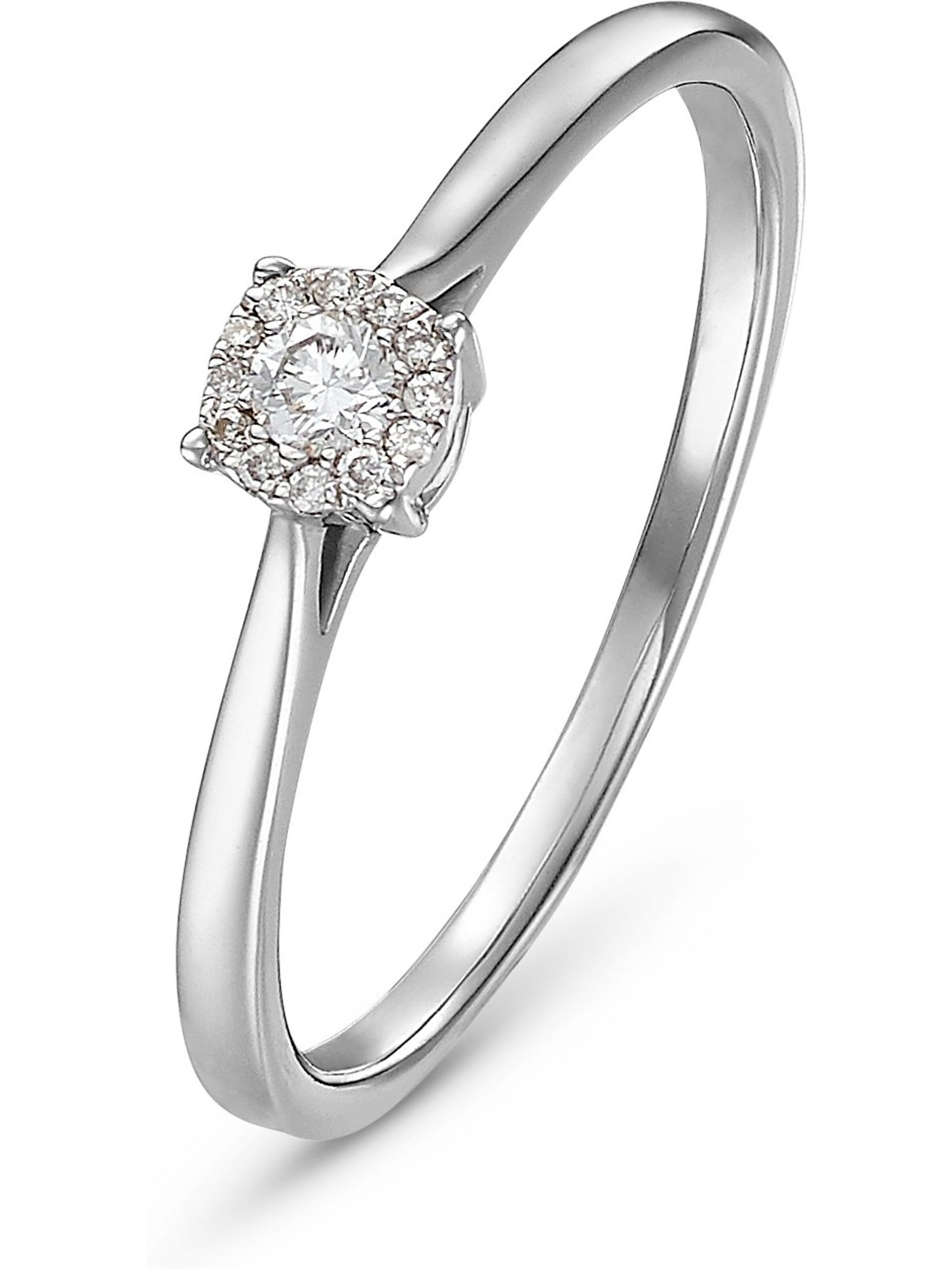 CHRIST Ring in Silber: Vorderseite