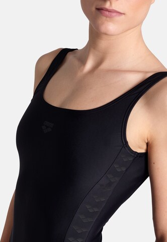 Maillot de bain sport 'TEAM STRIPE' ARENA en noir
