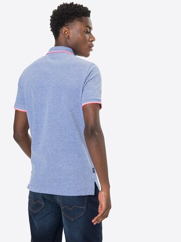 Superdry Tapered Polohemd in Blau