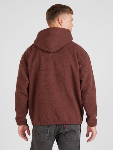 LEVI'S ® Trui 'Cozy Up Hoodie' in Bruin