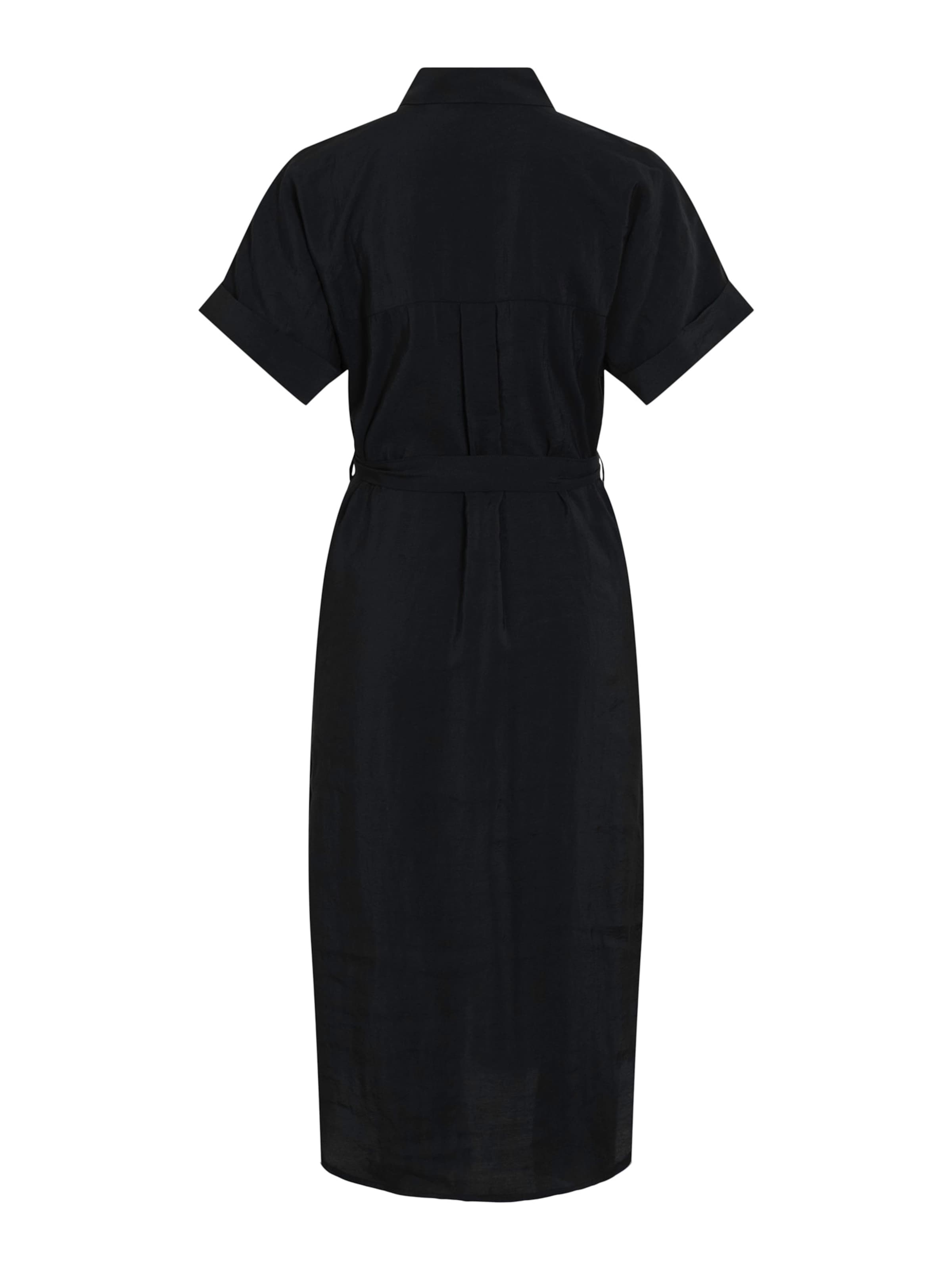 VILA Shirt Dress 'VIHULA' in Black