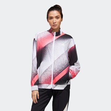 ADIDAS SPORTSWEAR Trainingsjack in Wit: voorkant