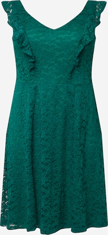 Rochie de cocktail de la Dorothy Perkins Curve pe verde: față