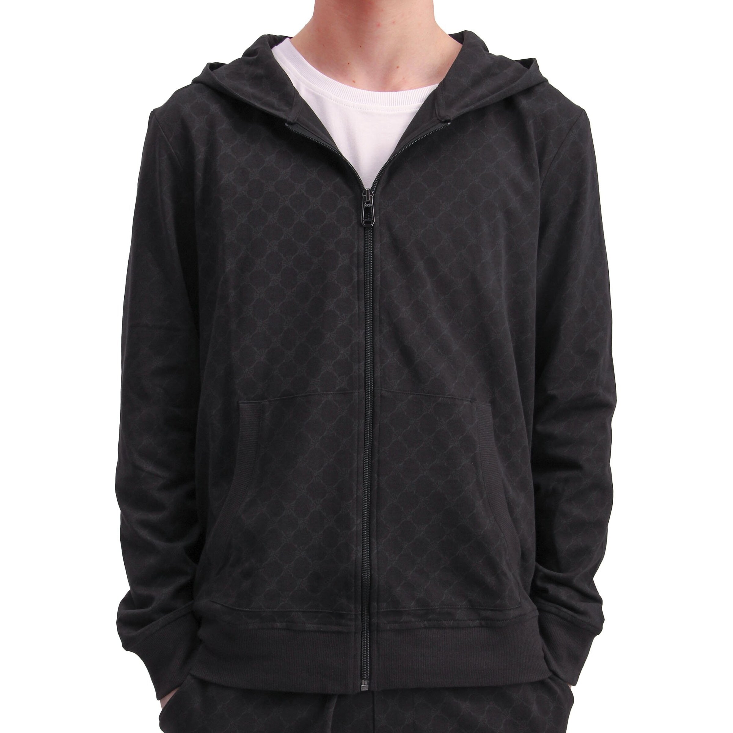 JOOP! Zip-Up Hoodie in Black