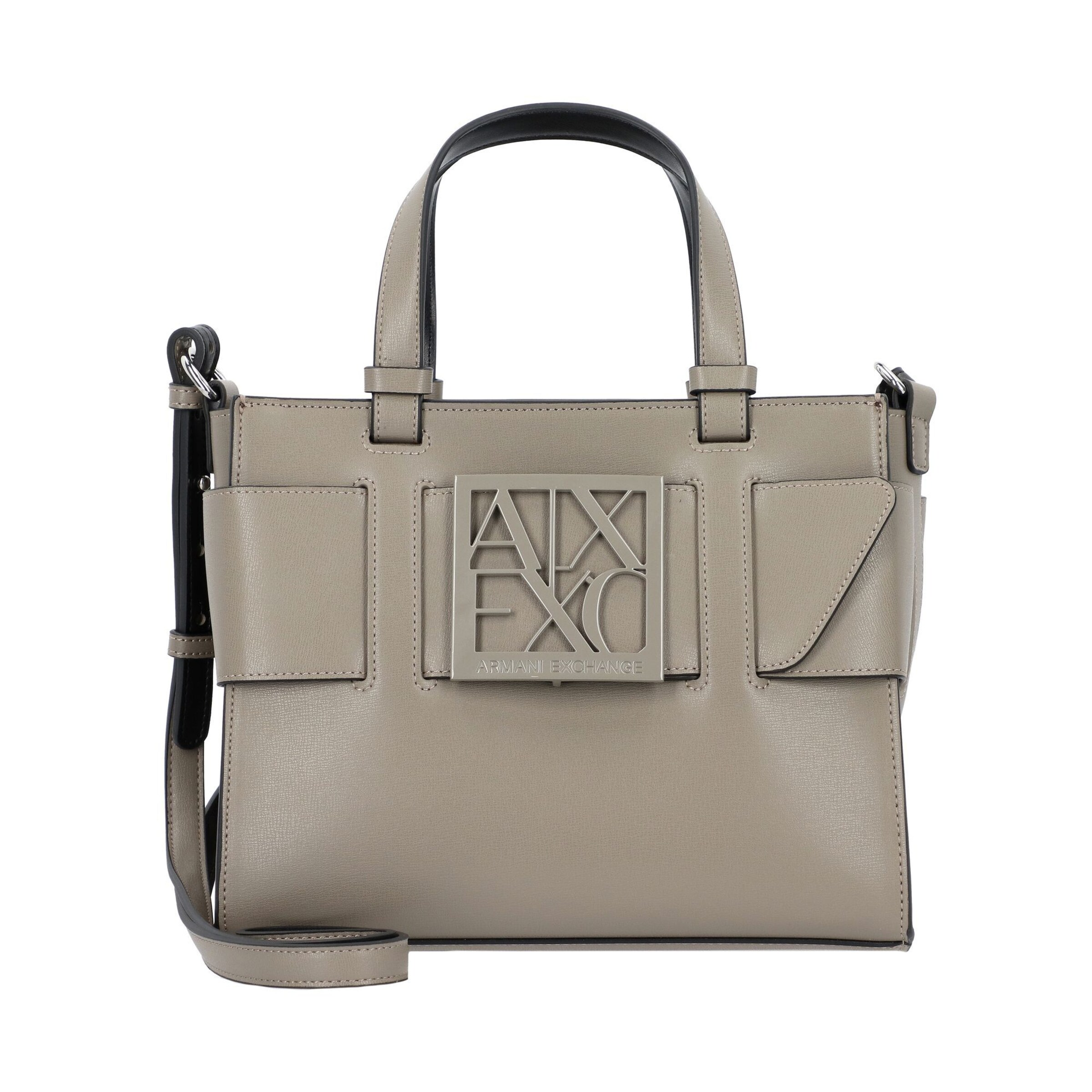 Borsa a mano di ARMANI EXCHANGE in grigio: frontale
