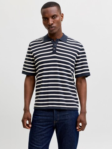 JACK & JONES Tričko 'JORSANREMO' - Modrá: predná strana