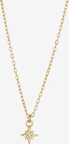 ELLI Halskette 'Stern' in Gold: Vorderseite