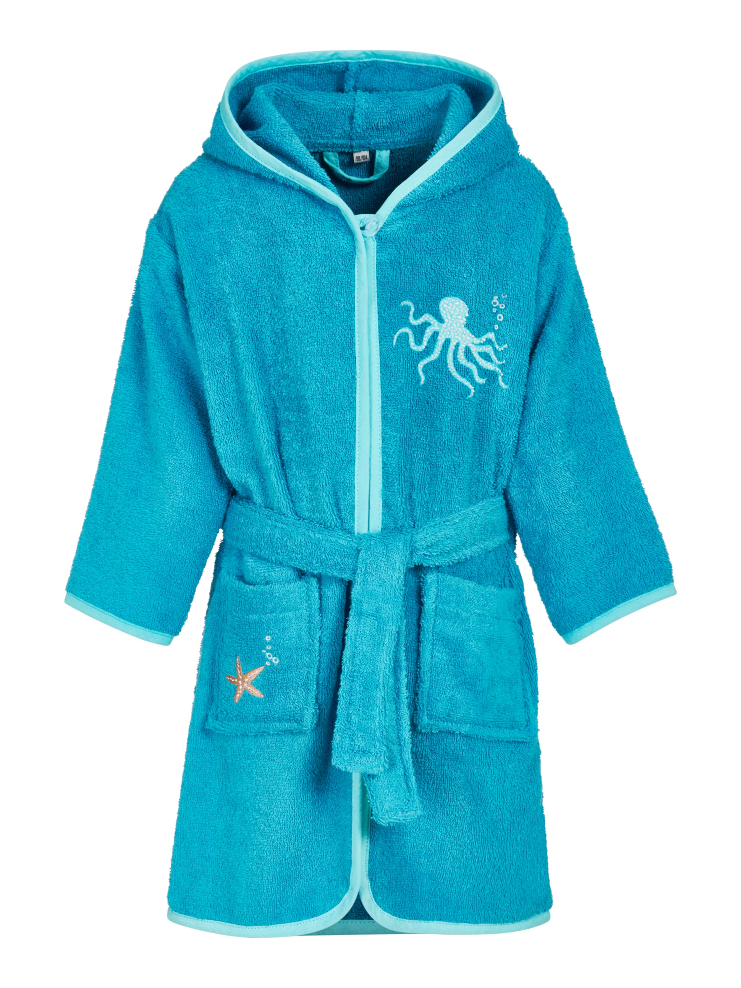 PLAYSHOES - Albornoz en azul: frente