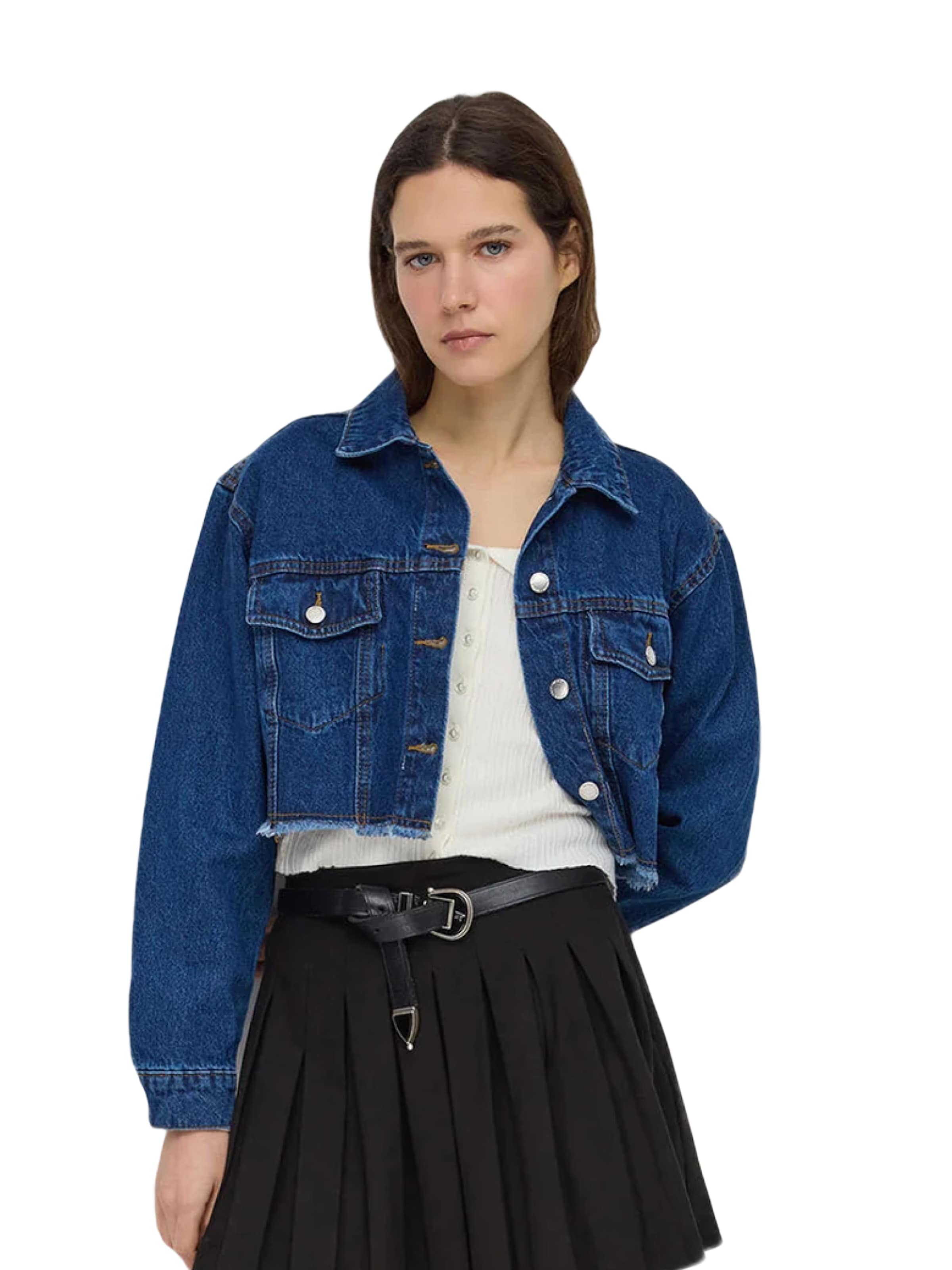 Veste mi-saison No Matter What en bleu : devant