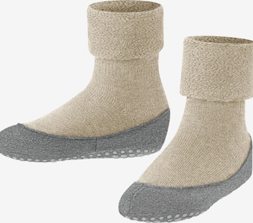 FALKE Socks 'Cosyshoe Teens' in Beige: front