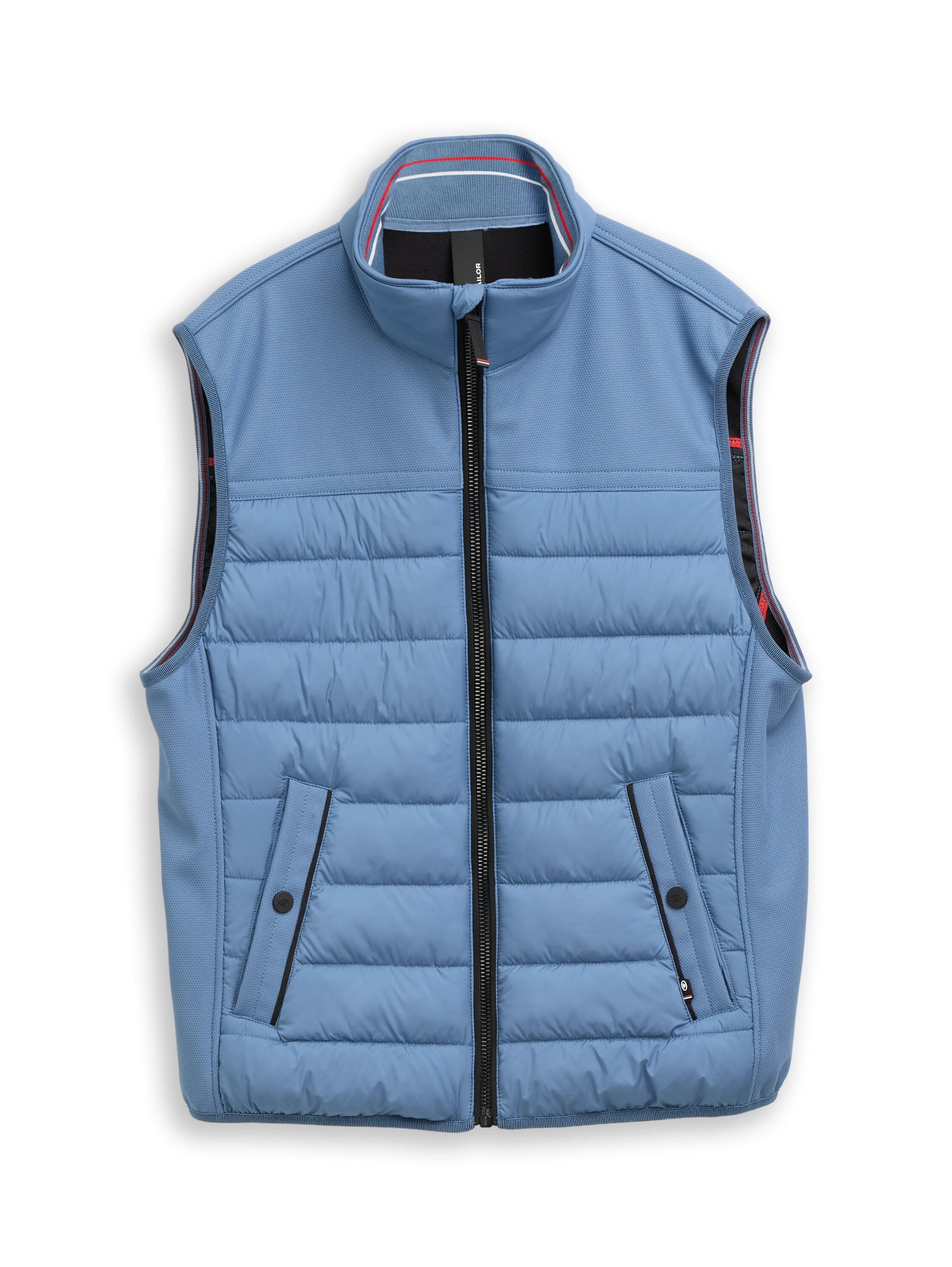 TOM TAILOR Vest in Blue: front