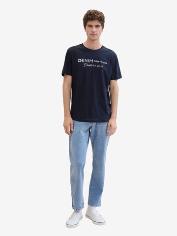 TOM TAILOR DENIM T-Shirt in Blau