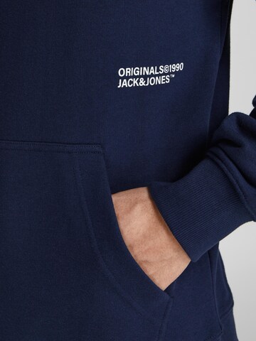 JACK & JONES Mikina 'Worldwide' – modrá