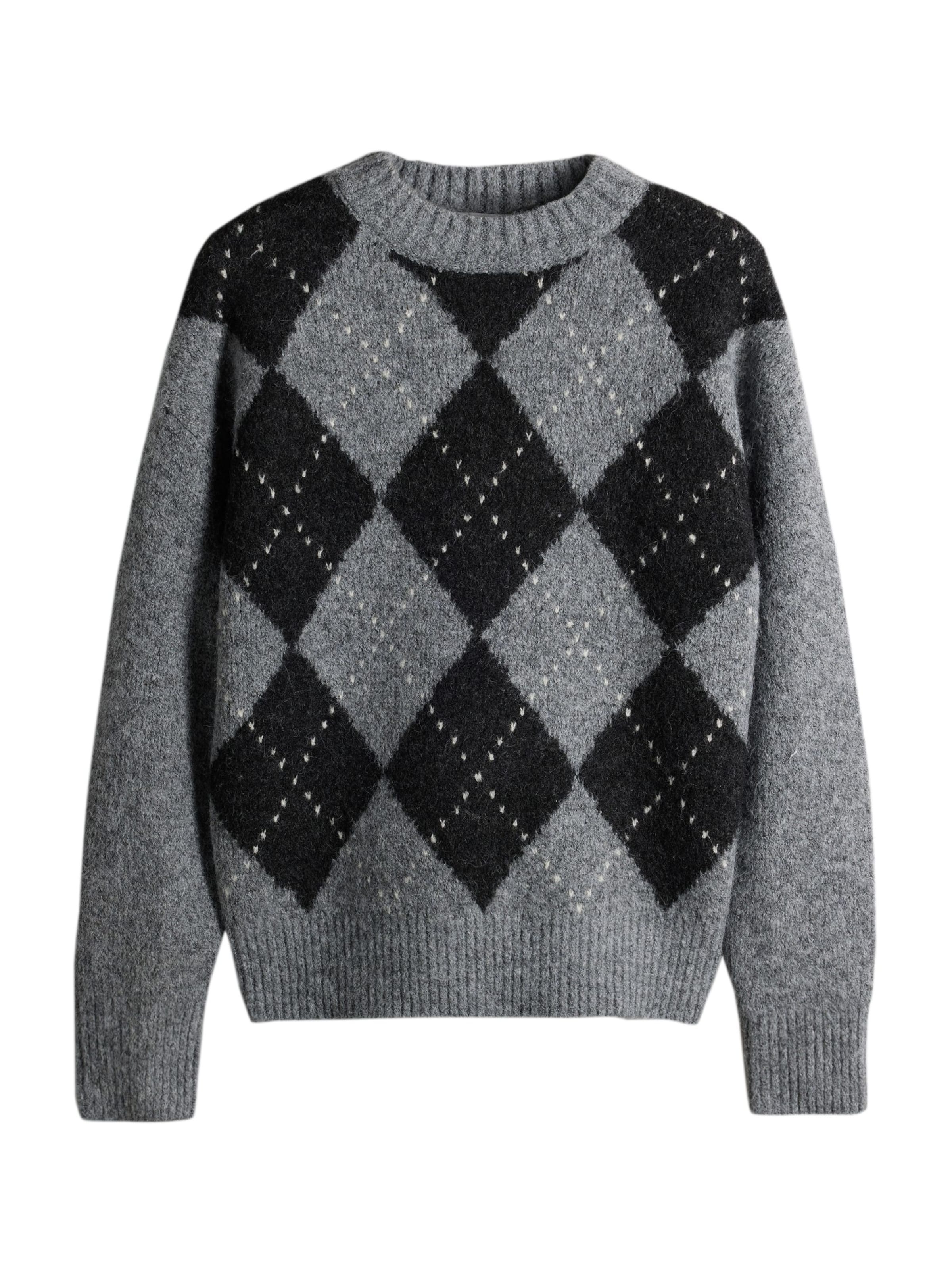 The Set Pullover i grå: forside