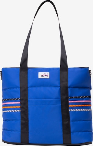myMo ATHLSR Nakupovalna torba | modra barva: sprednja stran