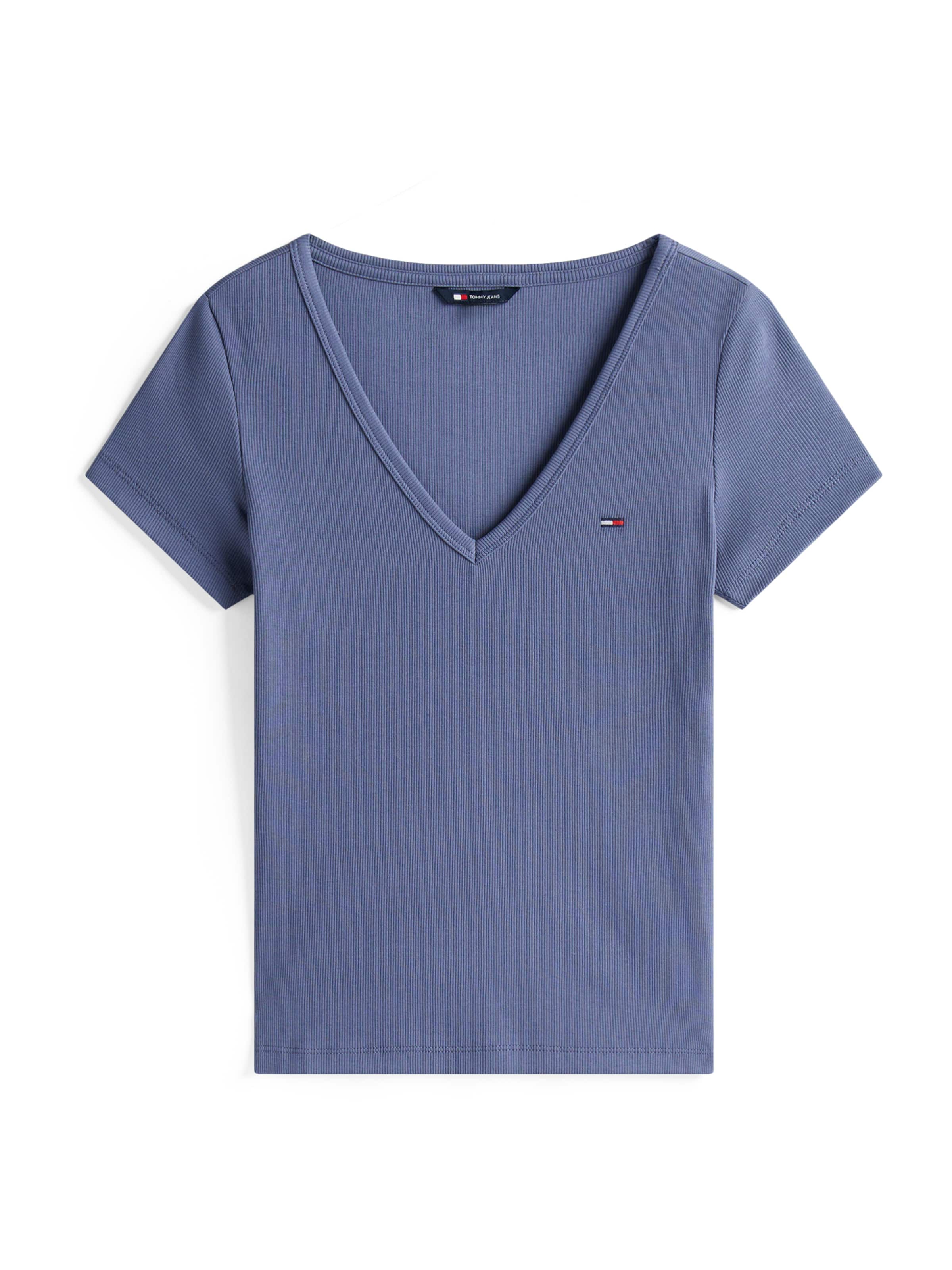 Maglietta 'Essential' di Tommy Jeans in blu: frontale
