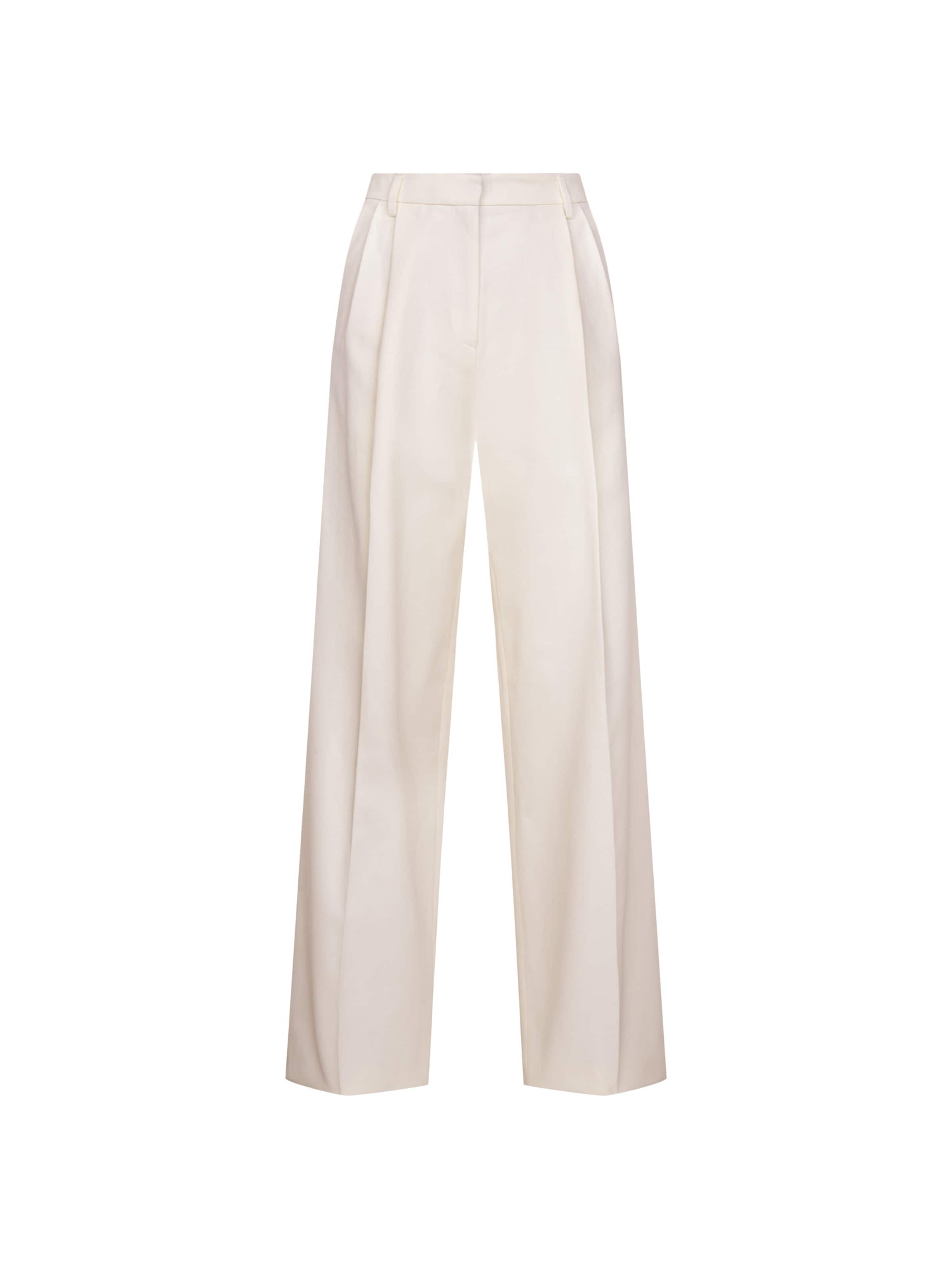 SEIDENSTICKER Regular Broek in Wit: voorkant