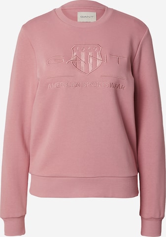 GANT Sweatshirt in Roze: voorkant