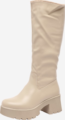Kharisma Ankle Boots in Beige: front