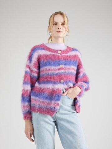 Cardigan Molly BRACKEN en violet : devant