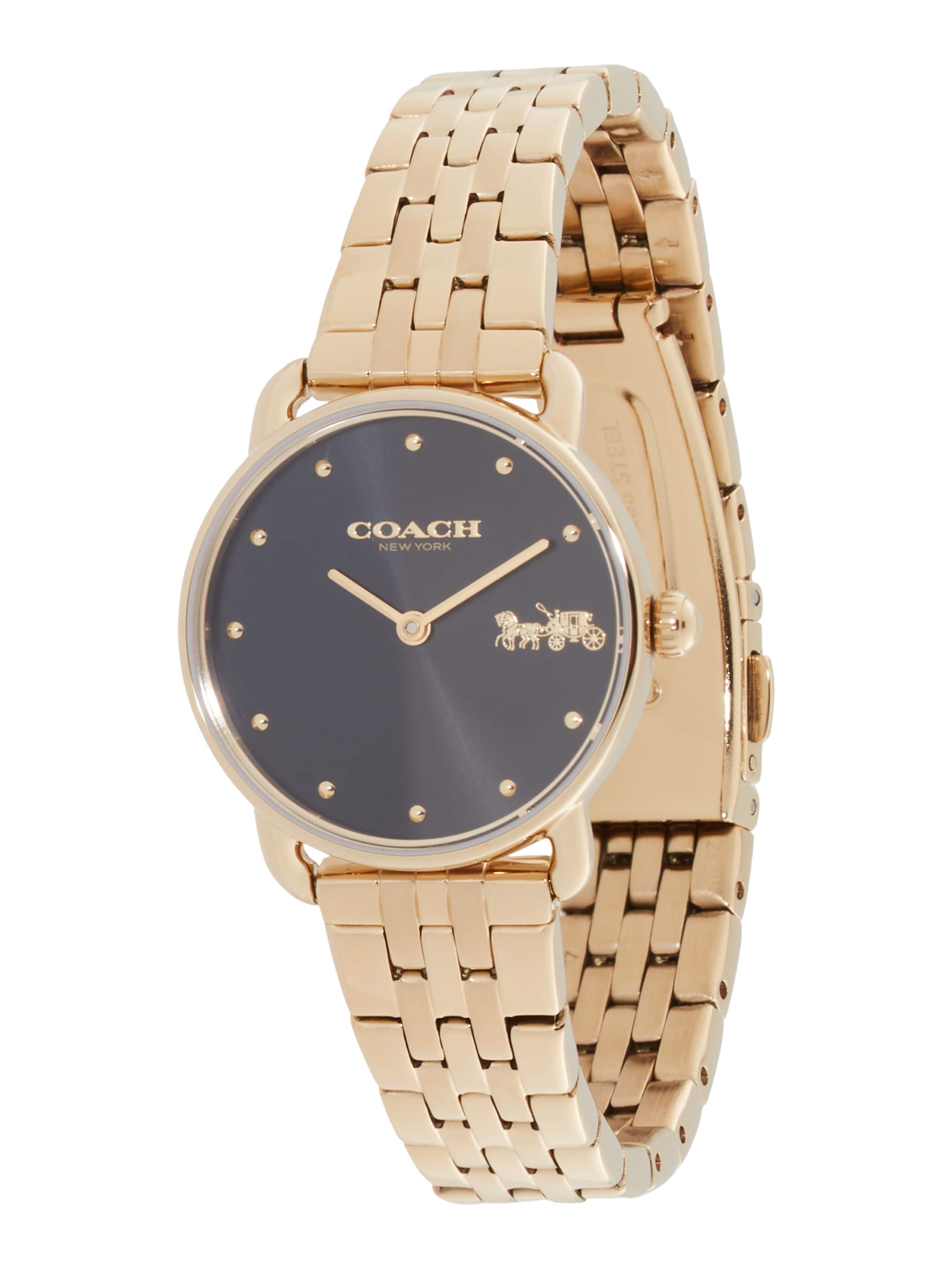 COACH Zegarek analogowy 'Elliot' w kolorze złoty: przód