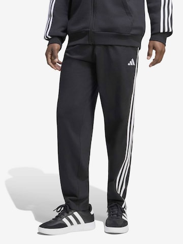 ADIDAS SPORTSWEAR Regular Urheiluhousut värissä musta: etupuoli
